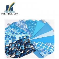 Manufactueres Custom Shaped Mosaic Logo Revestimiento De Pvc Para Piscina Vinilo Epdm Pool Liners 3d For Swiming Pools