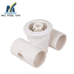 Message jet nozzles for swimming pool accessories