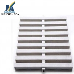 Abs/pps/pvc Material Swimming Pool Overflow Gutter Grating