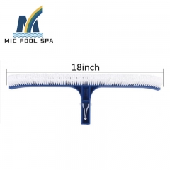 18''/45cm Deluxe Wall Brush w/polished Alu Back swimming pool cleaning accessories equipment