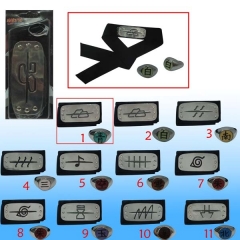 11 Styles Naruto Anime Headband+Ring