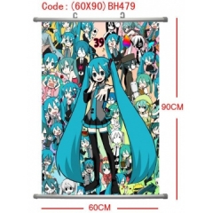 (60×90)BH479-初音塑杆布挂画 
