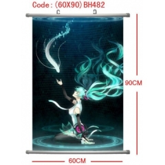 (60×90)BH482-初音塑杆布挂画  