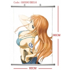 One Piece Anime Wallscrolls （60*90CM)