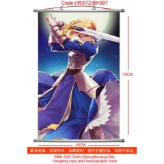 (45X72)BH397-命运长夜塑杆布挂画