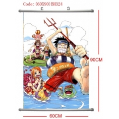 One Piece Anime Wallscrolls （60*90CM)