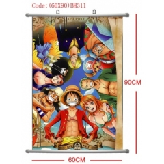 One Piece Anime Wallscrolls （60*90CM)