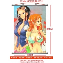 (60×90)BH531-海贼王系列塑杆布挂画  