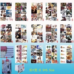 10个一套）14款进击的巨人10个装磨砂卡贴