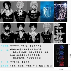 10个一套）进击的巨人10个装磨砂卡贴