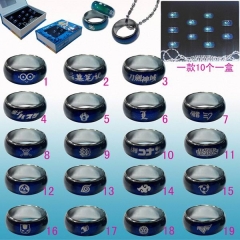 19 Styles Anime Ring