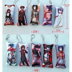 Attack on Titan Anime Pillow Pendant （5pcs/set）