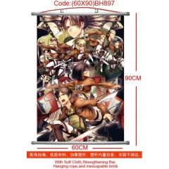 Attack on Titan Anime Wallscrolls （60*90CM)
