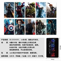 10个一套）复仇者联盟一套10个装磨砂卡贴