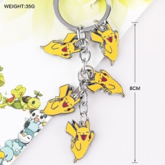 5PCS/SET Pokemon Anime Keychain