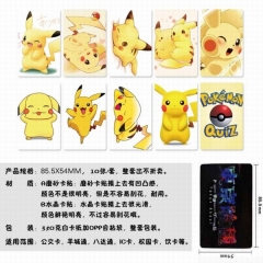 10个一套）宠物小精灵一套10个装磨砂卡贴5套起批
