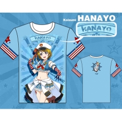 LOVELIVE海军风 小泉花阳全彩短袖T恤