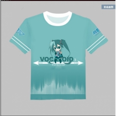 初音全彩短袖T恤