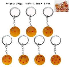 3.5cm Dragon Ball Z Anime Keychain (7pcs/set)