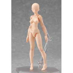 figma 素体 女性 肌肤色 可动 手办模型