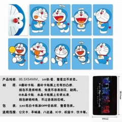 10个一套）哆啦A梦一套10个装磨砂卡贴