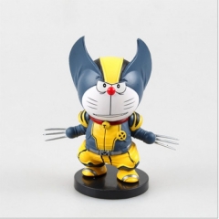 哆啦a梦 叮当猫 COS换装 金刚狼 10CM