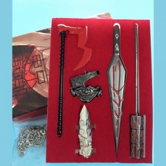 东京食尸鬼5款一套戒指武器项链挂扣