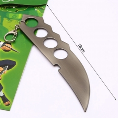 火影忍者大号阿斯玛枪色刀扣18CM