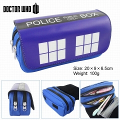 Doctor Who Multifunctional Cartoon Zipper Anime Pencil Bag