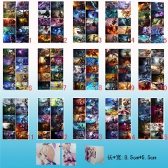 10个一套）15款英雄联盟10个装磨砂卡贴