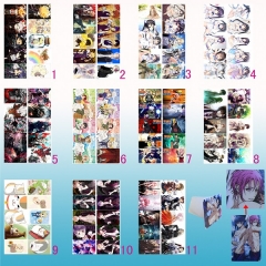 10个一套）11款彩图10个装磨砂卡贴