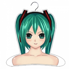 初音绿发 动漫PVC衣架