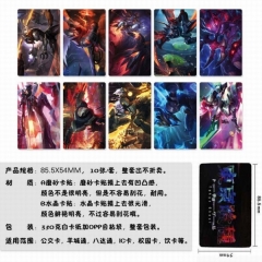 10个一套）英雄联盟一套10个装磨砂卡贴5套起批