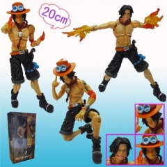Moveable Toys One Piece Portgas·D· Ace Action Anime Figure 18cm