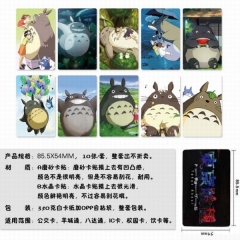 10个一套）龙猫一套10个装磨砂卡贴