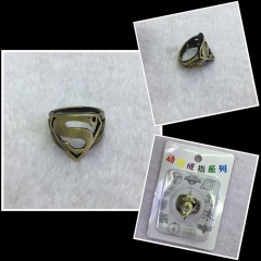 Super Man Justice Jewelry Wholesale Anime Rings For Women Men