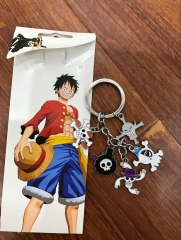 One Piece Decorative Keys Cartoon Pendnat Anime Keychain