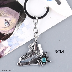 Yuri on Ice Cosplay Roller Skates Pattern Pendant Anime Keychain