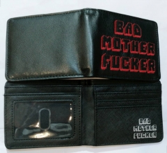 Movie Pulp Fiction Anime Black Purse Good Quality PU Wallet