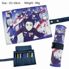 YURI!!! on ICE Cartoon Pen Case Wholesale Anime Pencil Bag