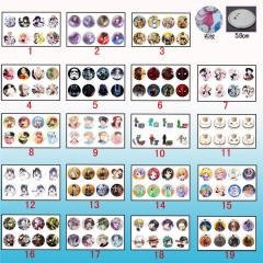 8PCS/SET 5.8CM 19 Styles Star War Anime Alloy Brooch