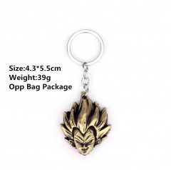 10PCS/SET Dragon Ball Z Alloy Anime Keychain