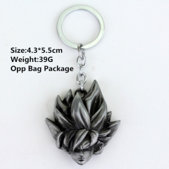 10PCS/SET Dragon Ball Z Alloy Anime Keychain