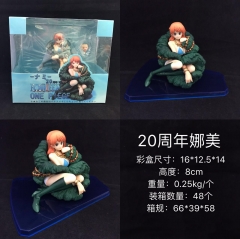 One Piece 20th Anniversary Nami Cartoon Toys Japanese Anime PVC Figure