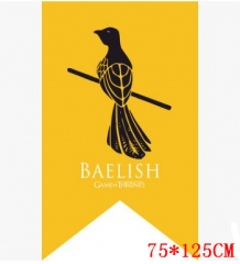 Game of Thrones BAELISH 96*64cm Cosplay Orange Backgroud Anime Flag