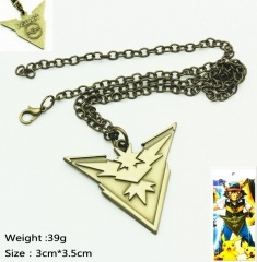 Pokemon Go Team Instinct Anime Necklace