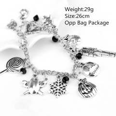 The Nightmare Before Christmas Alloy Anime Bracelet (10pcs/set )