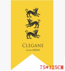 Game of Thrones CLEGANE 96*64cm Cosplay Yellow Background Anime Flag