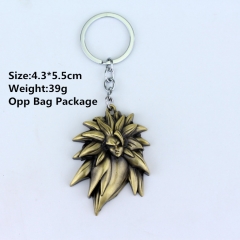 10PCS/SET Dragon Ball Z Alloy Anime Keychain