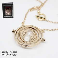 Harry Potter Sandglass Anime Necklace with Box